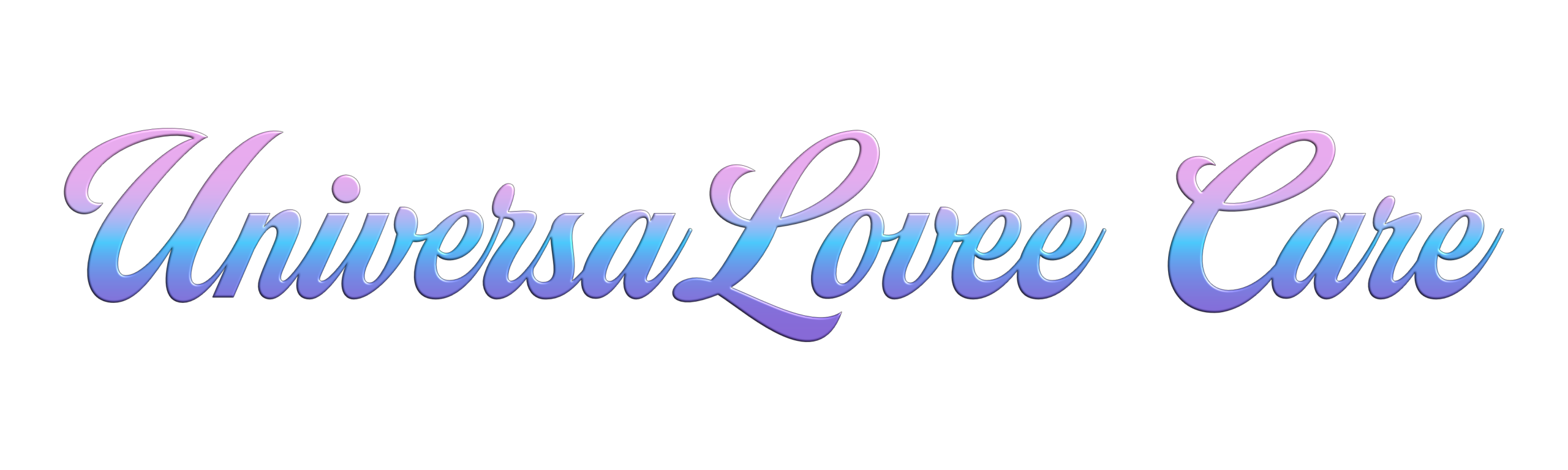 universalovee care text logo